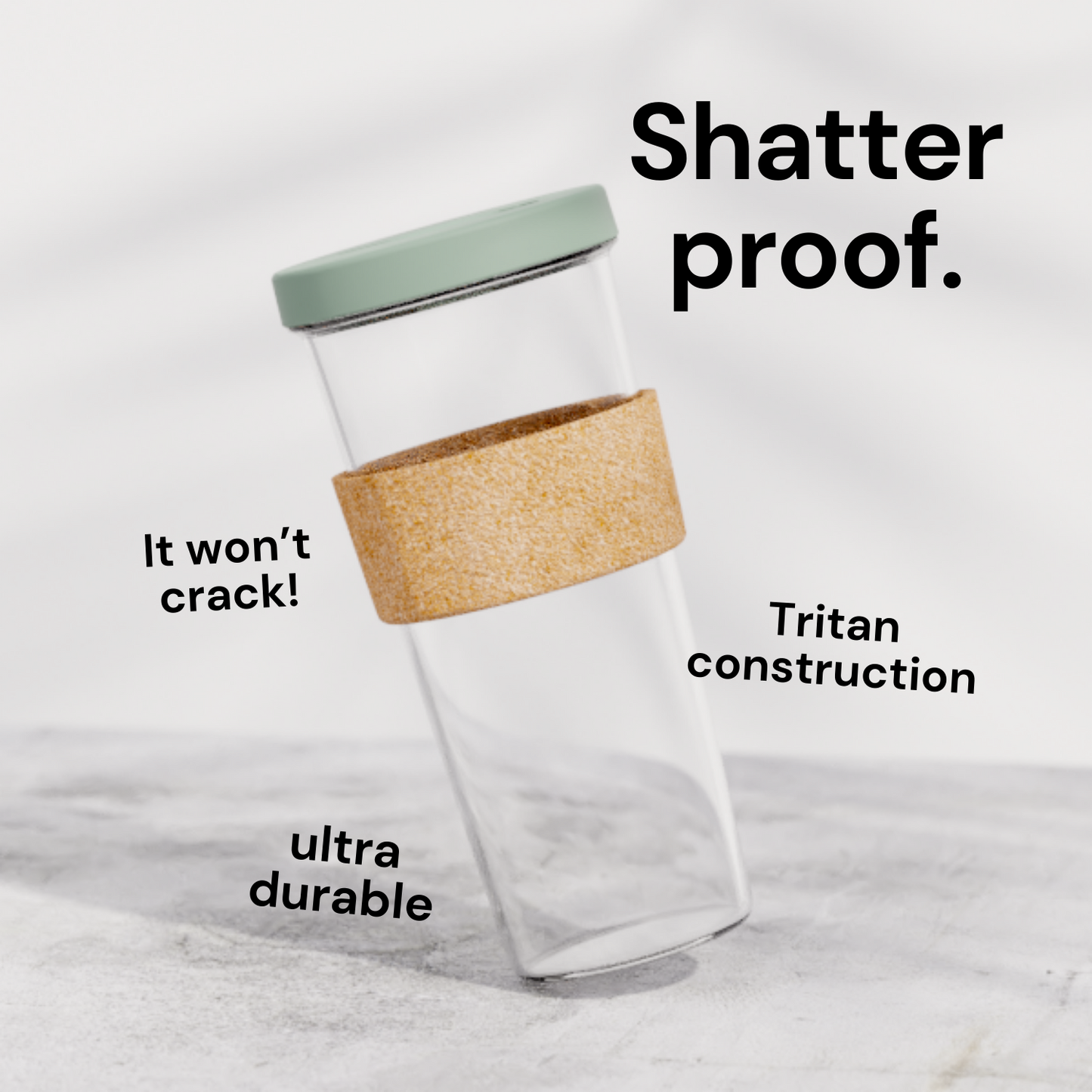 The 24oz Shatterproof Boba Cup